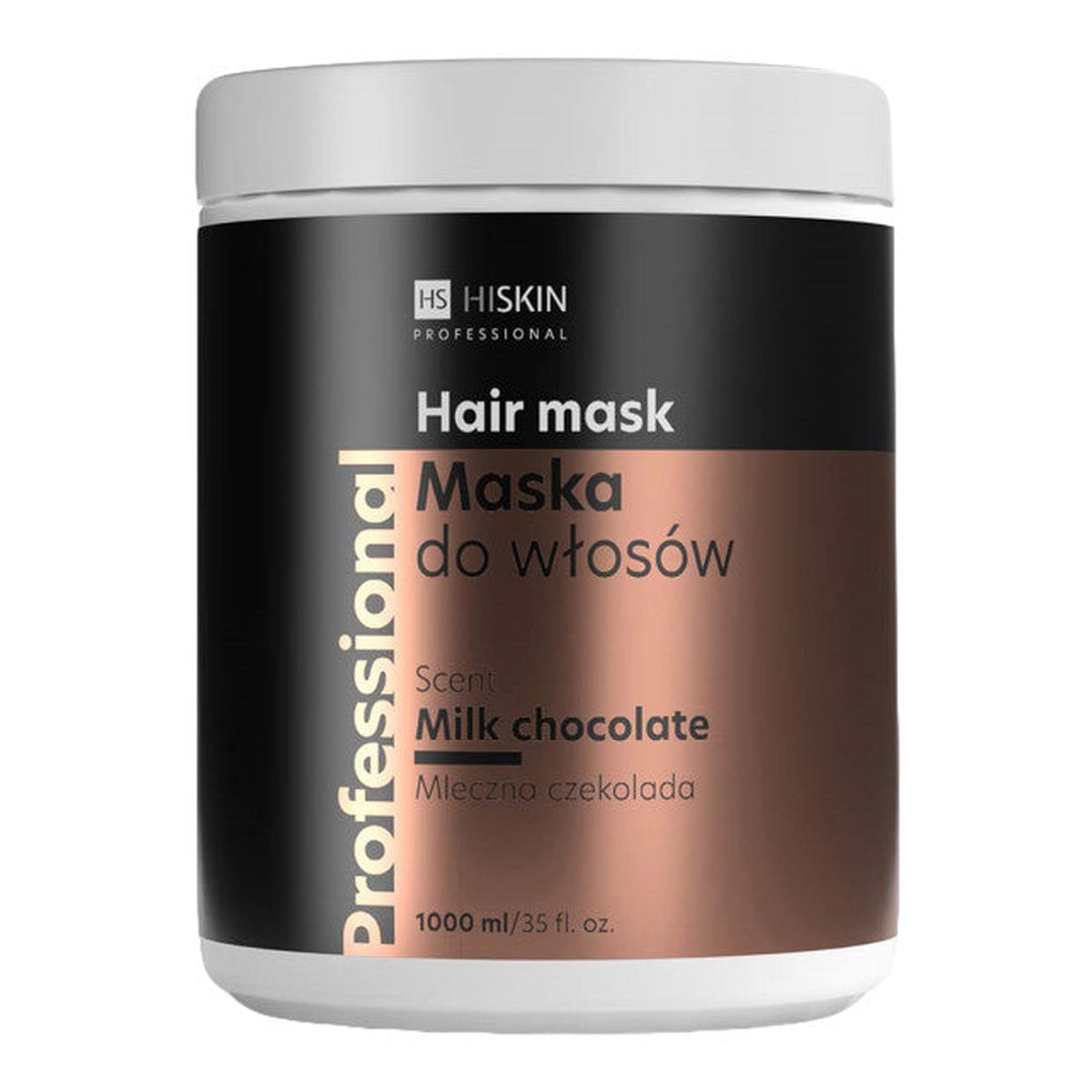 Hiskin Professional Maska do włosów mleczna czekolada 1000ml