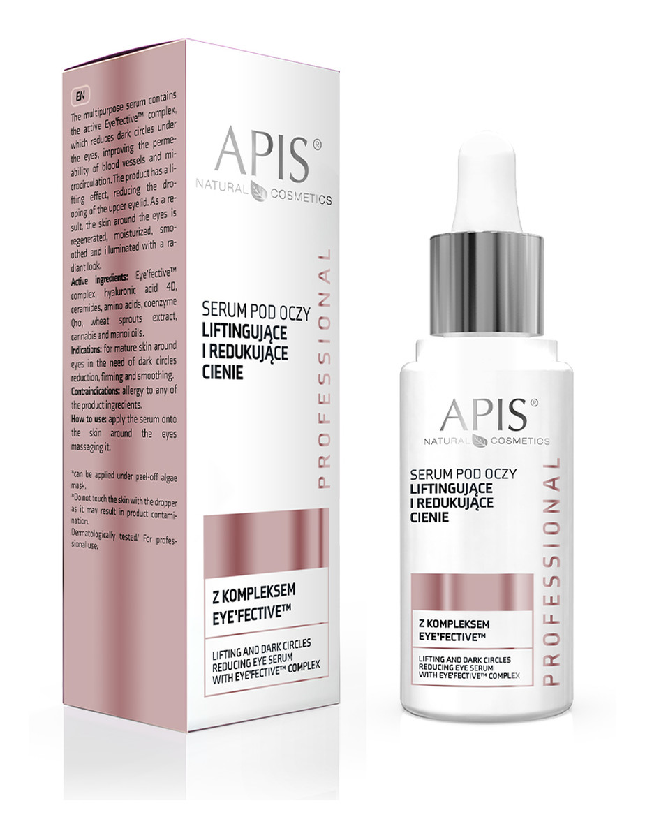 Serum pod oczy liftingujące i redukujące cienie z kompleksem