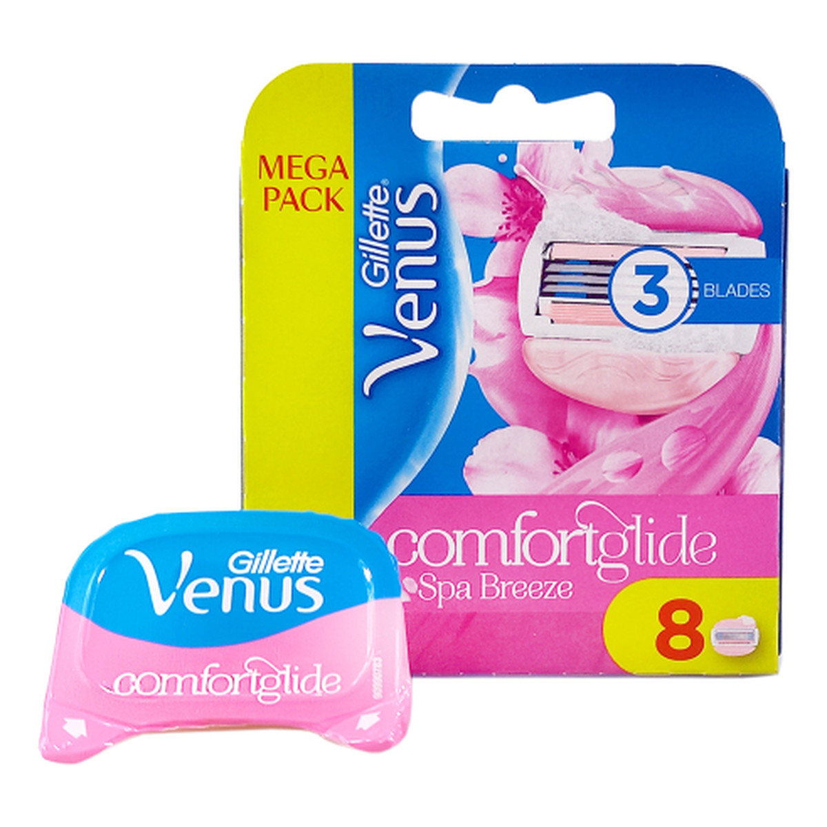 Gillette Venus Ostrza wymienne do maszynki do golenia Comfortglide SPA Breeze 8szt.