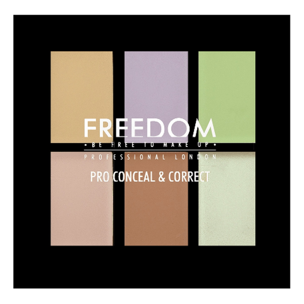 Freedom Pro Correct Palette paleta korektorów do twarzy