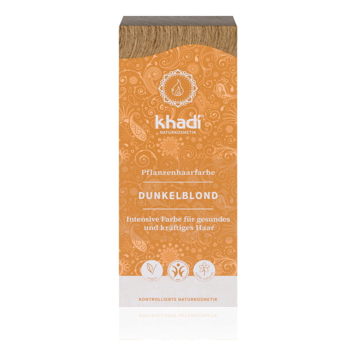 Khadi Naturalna Ziołowa Henna Do Włosów Ciemny Blond 100g