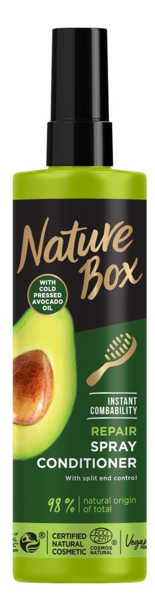 Avocado oil ekspresowa odżywka do włosów w sprayu z olejem z awokado