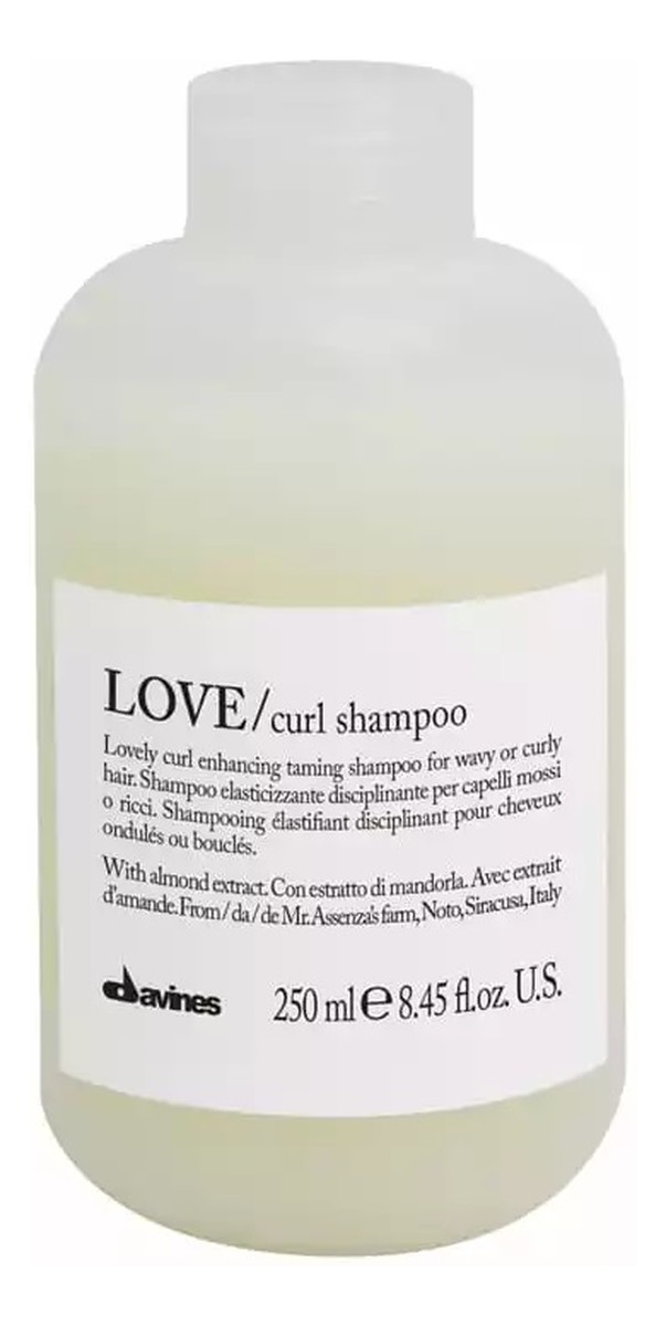 Essential haircare love curl shampoo szampon wzmacniający skręt do włosów kręconych i falowanych