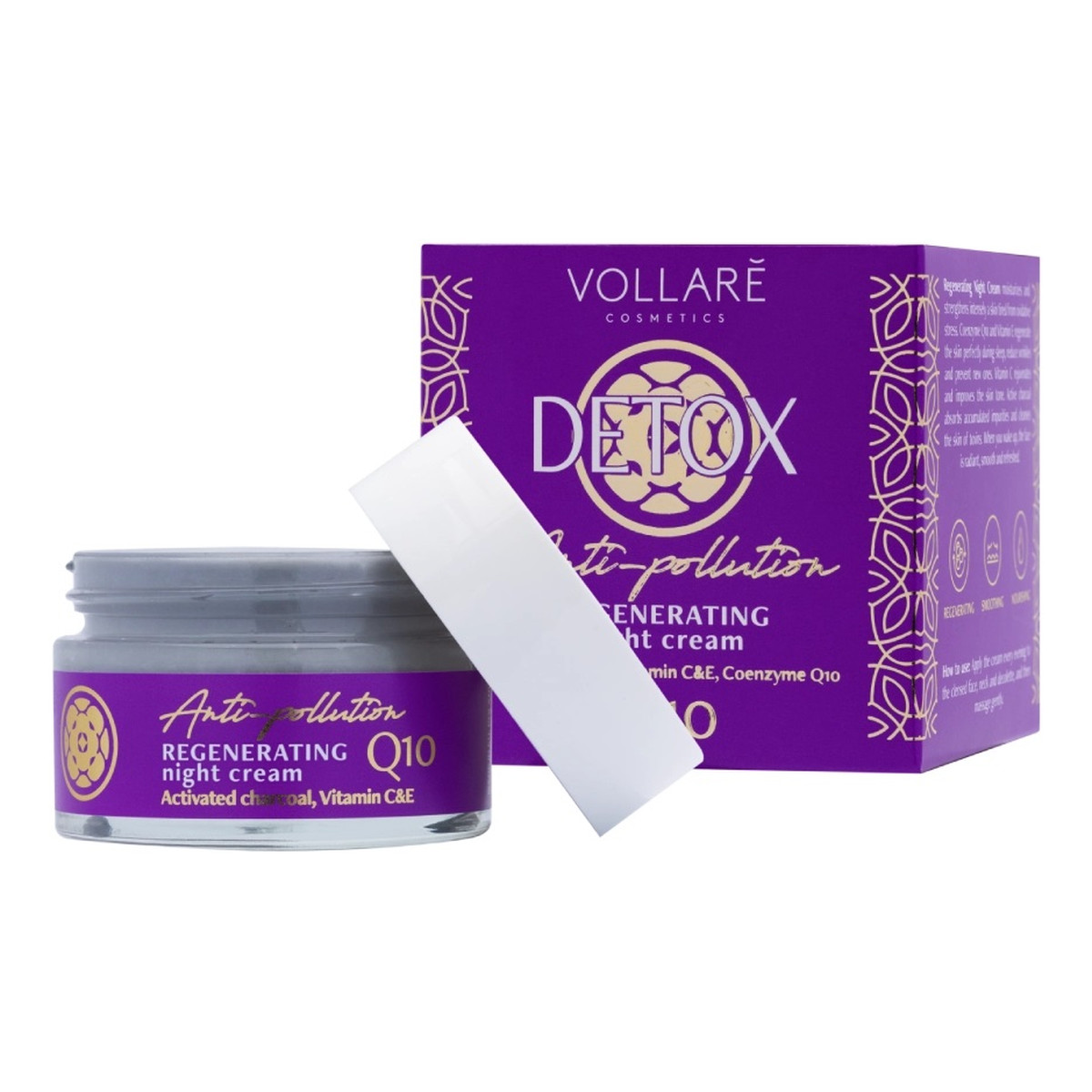 Vollare Detox regenerujący Krem do twarzy na noc 50ml