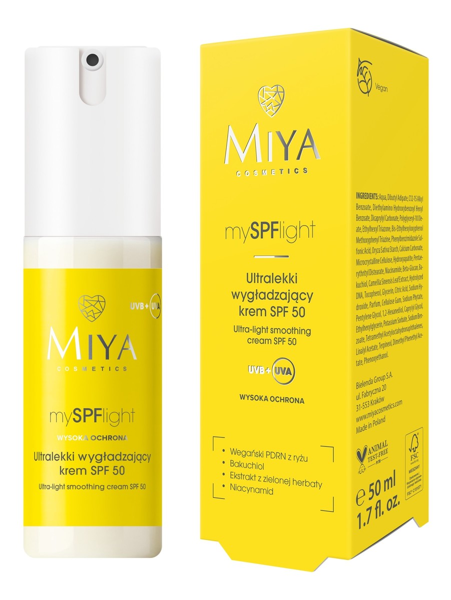 Krem wygładzający SPF 50