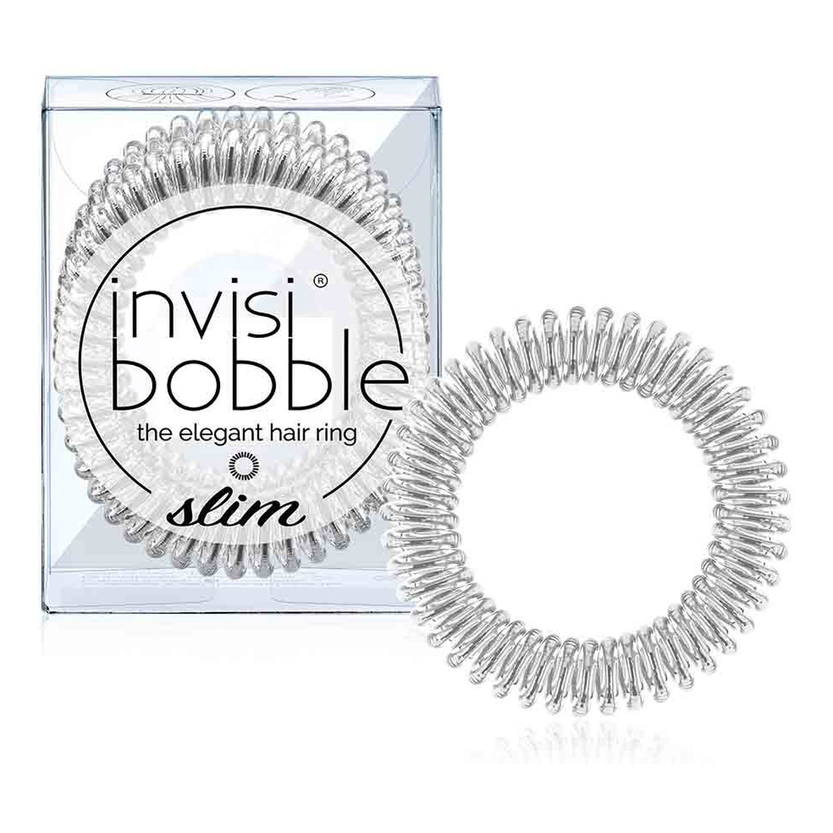 Invisibobble The Elegant Hair Ring Slim Gumki do włosów Chrome Sweet Chrome 3szt