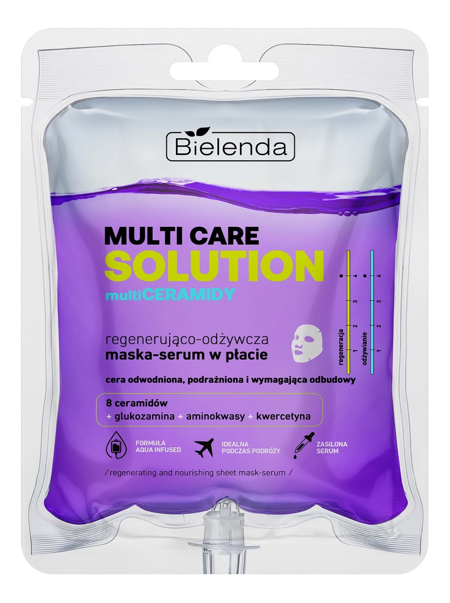 Multi ceramidy maska-serum w płacie regenerująco-odżywcza