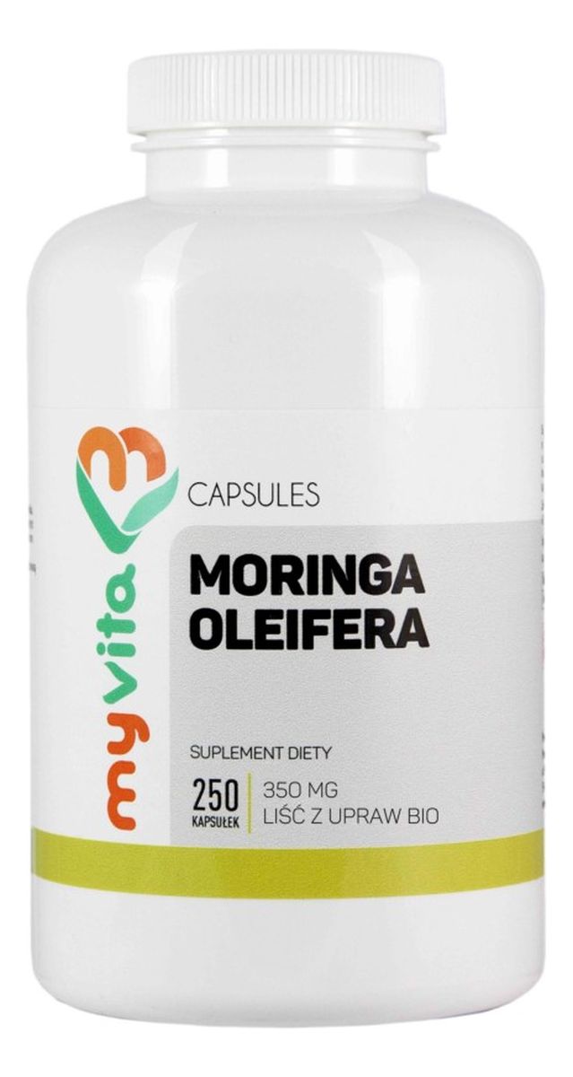 Moringa Oleifera 350mg suplement diety 250 kapsułek