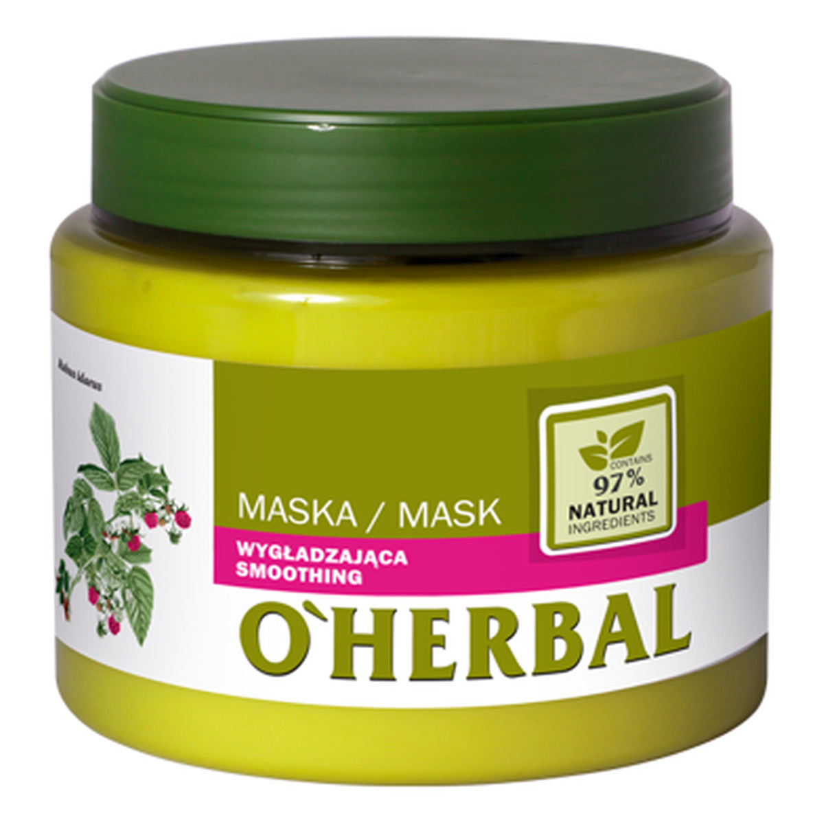 O'Herbal Elfa Pharm Maska do włosów wygładzająca - Malina 500ml