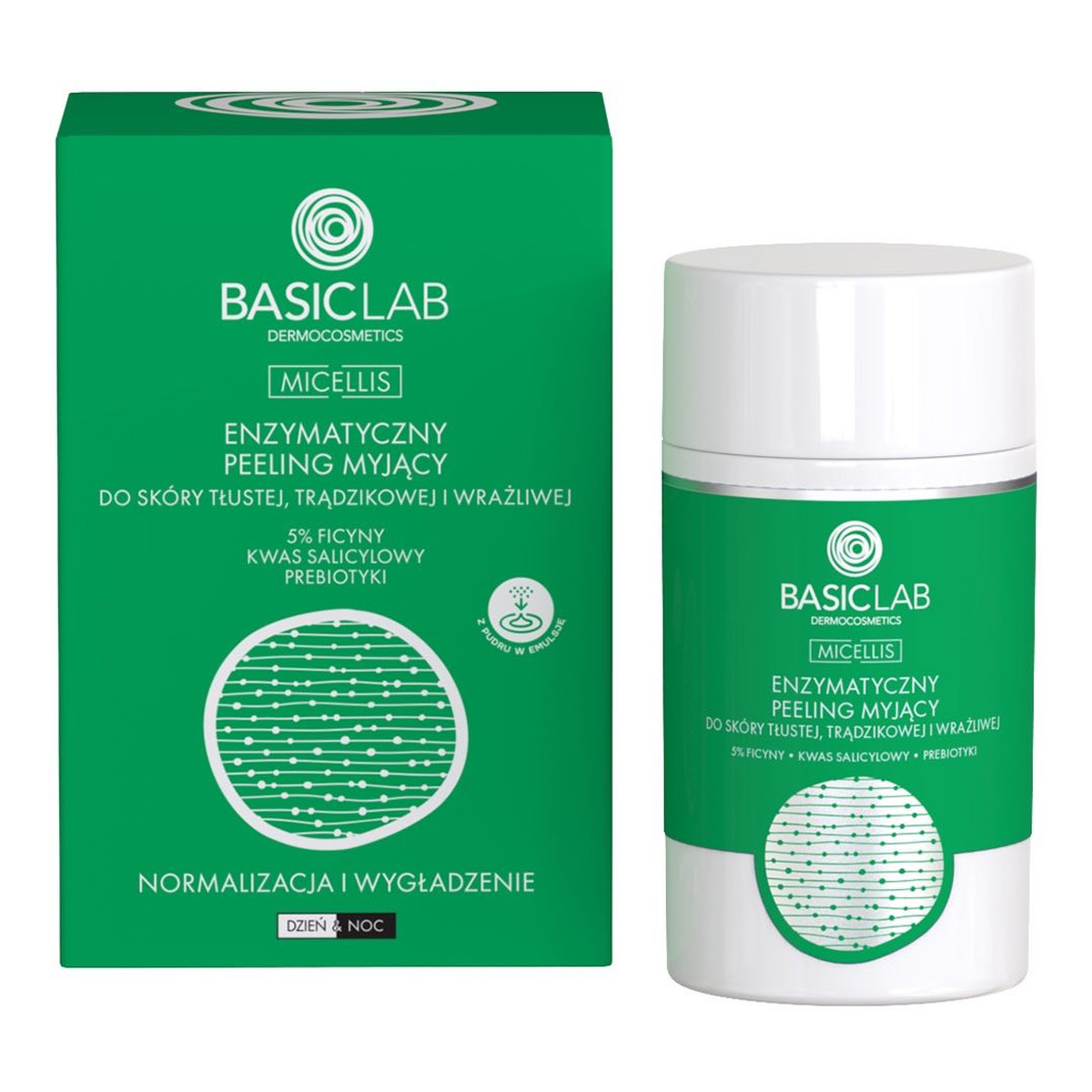 Basiclab Micellis Enzymatyczny peeling myjący 35g