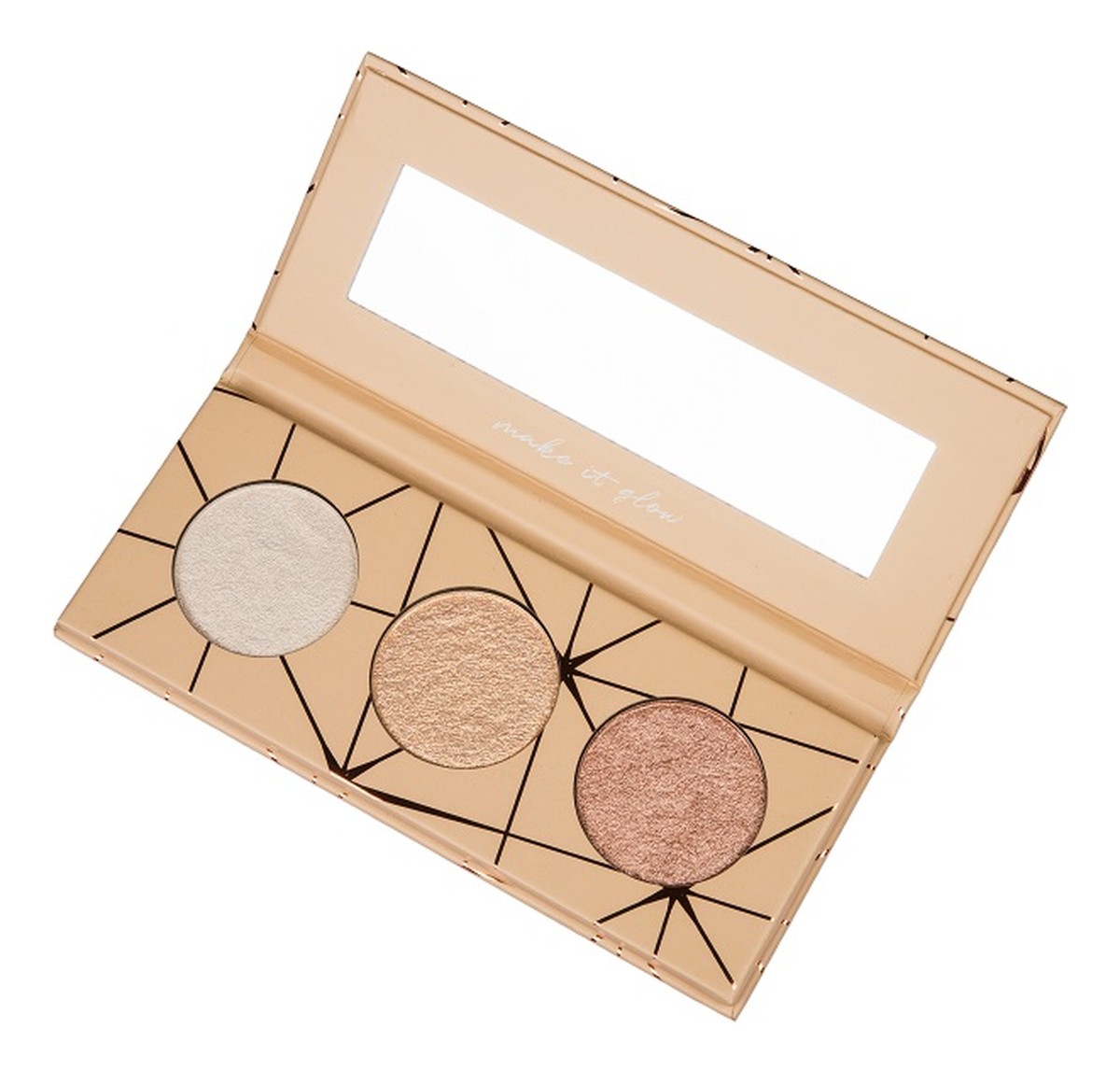 Glow Trio Paleta rozświetlaczy