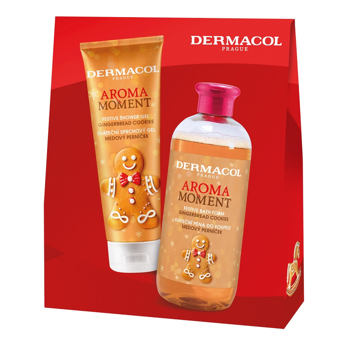 Dermacol Aroma Moment Gingerbread Cookies Zestaw żel pod prysznic 250ml + płyn do kąpieli 500ml