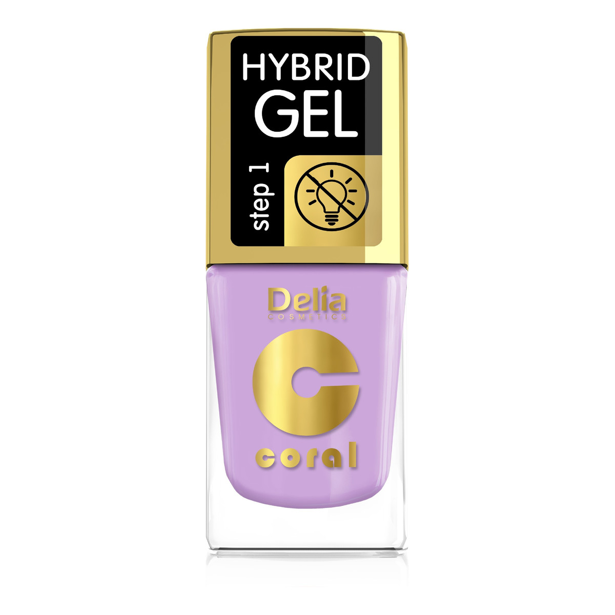 Delia Hybrid Gel Coral Lakier Do Paznokci 11ml