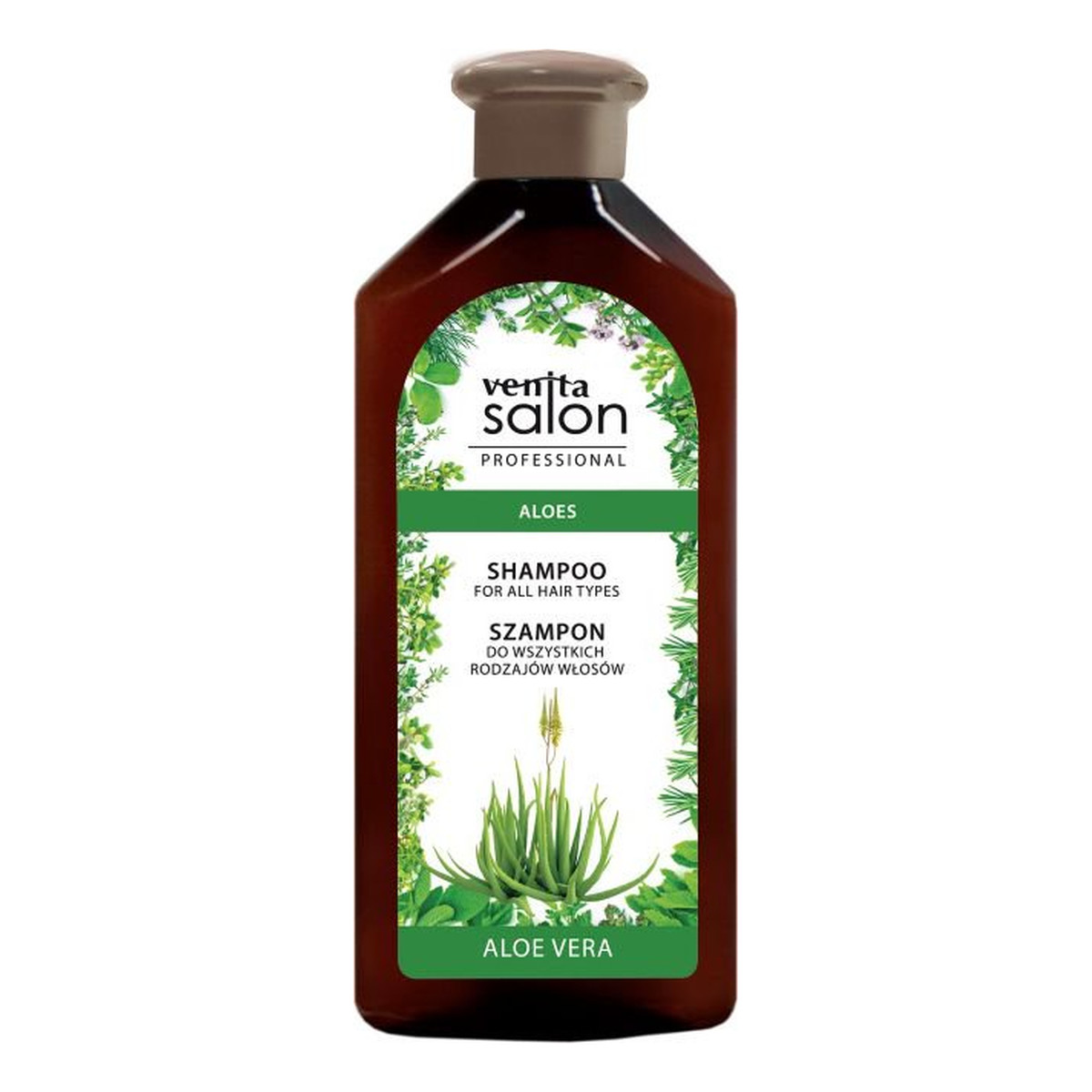 Venita Salon Szampon ziołowy z aloesem 500ml