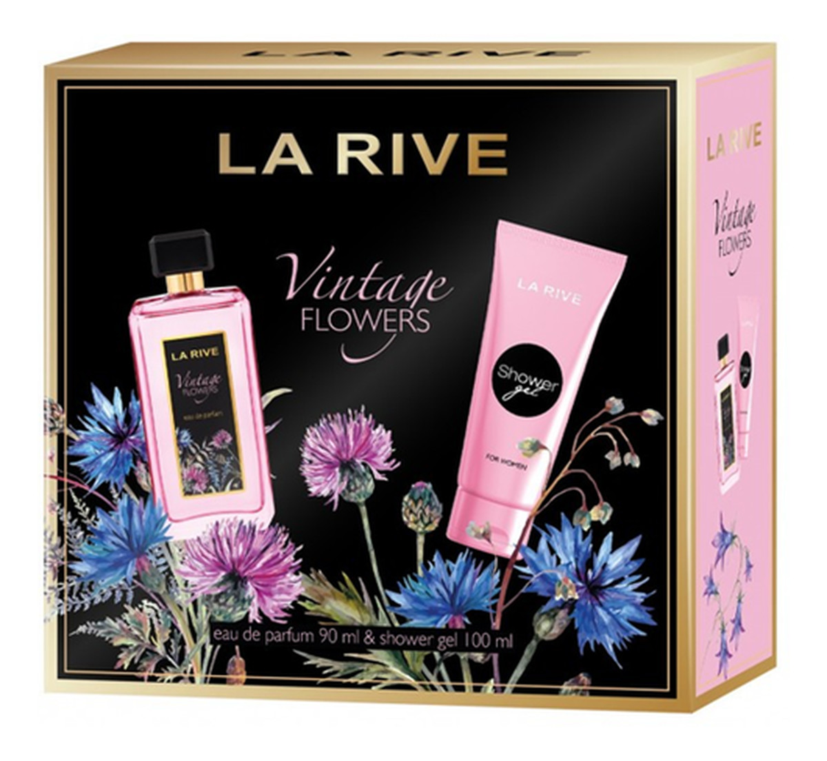 Zestaw dla kobiet Vintage Flowers Woda perfumowana 90ml+ Żel pod prysznic