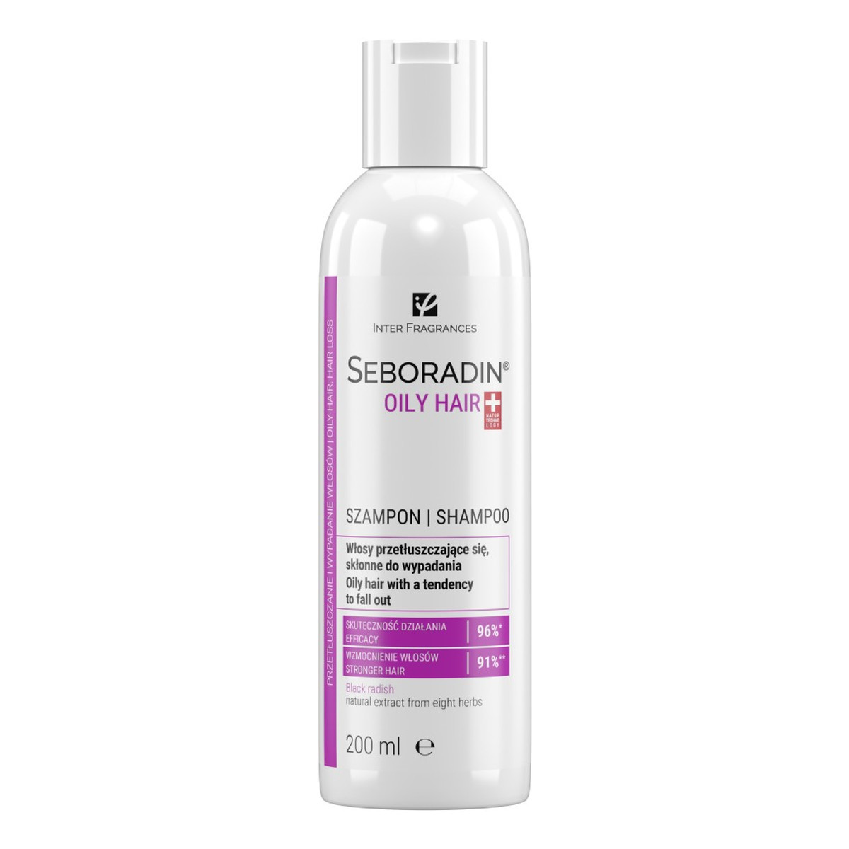 Seboradin Oily Hair szampon do włosów przetłuszczających się i skłonnych do wypadania 200ml