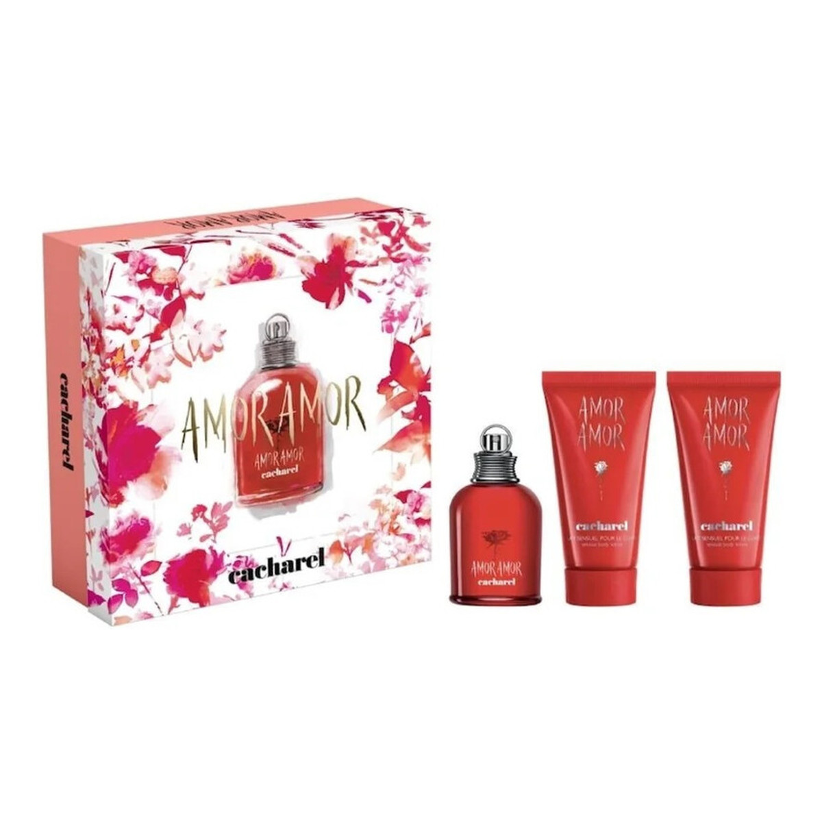 Cacharel Amor Amor zestaw woda toaletowa spray + balsam do ciała 2x50ml