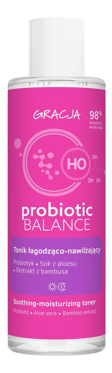 Gracja probiotic balance tonik łagodząco-nawilżający 200 ml