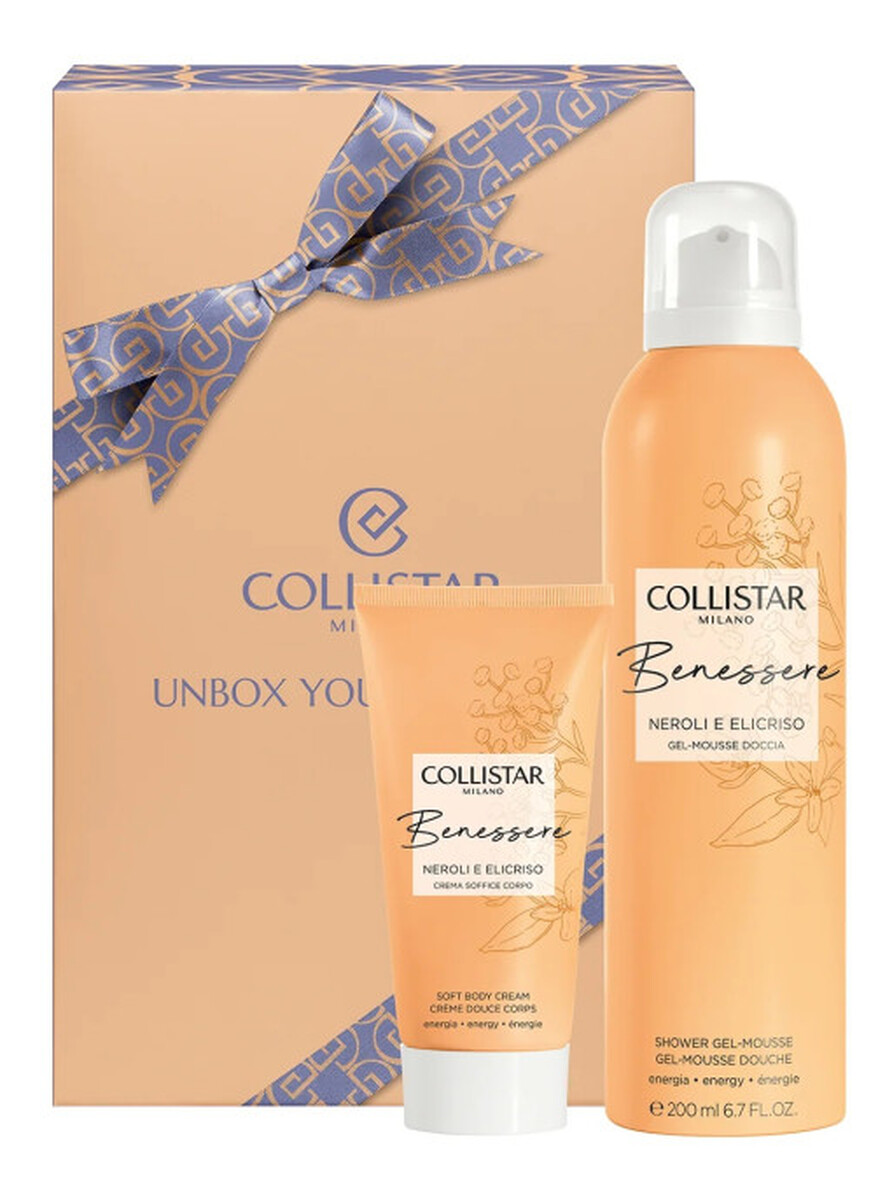 Zestaw żel-mus pod prysznic 200ml + puszysty krem do ciała 50ml