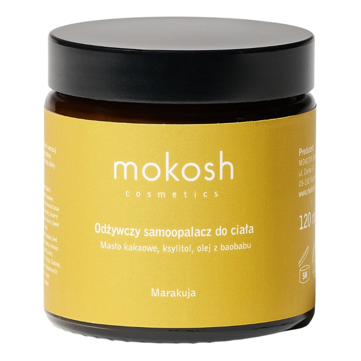 Mokosh Odżywczy samoopalacz do ciała marakuja 120ml