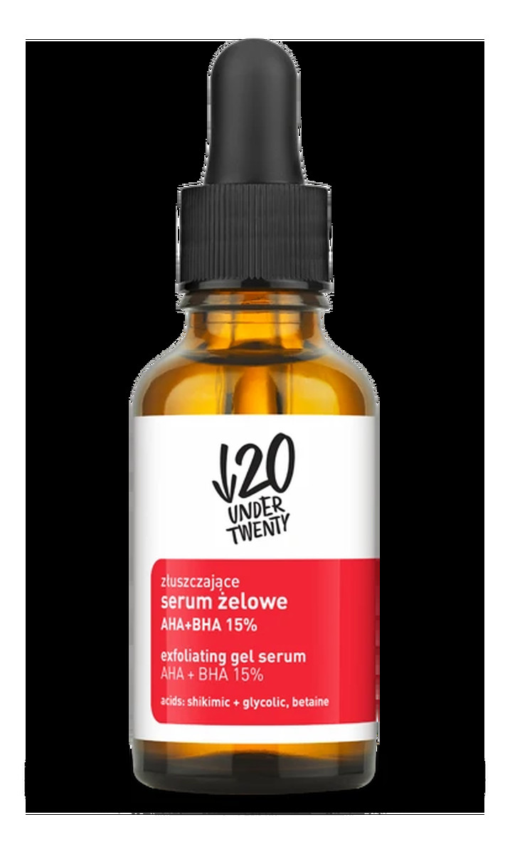 Złuszczające serum żelowe AHA+BHA 15%