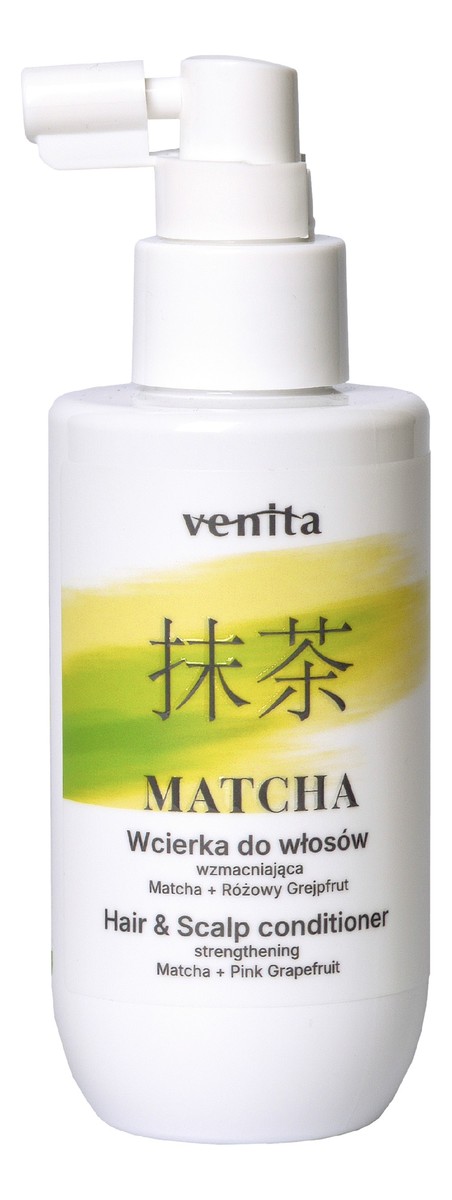 Wcierka do włosów wzmacniająca - Matcha i różowy grejpfrut