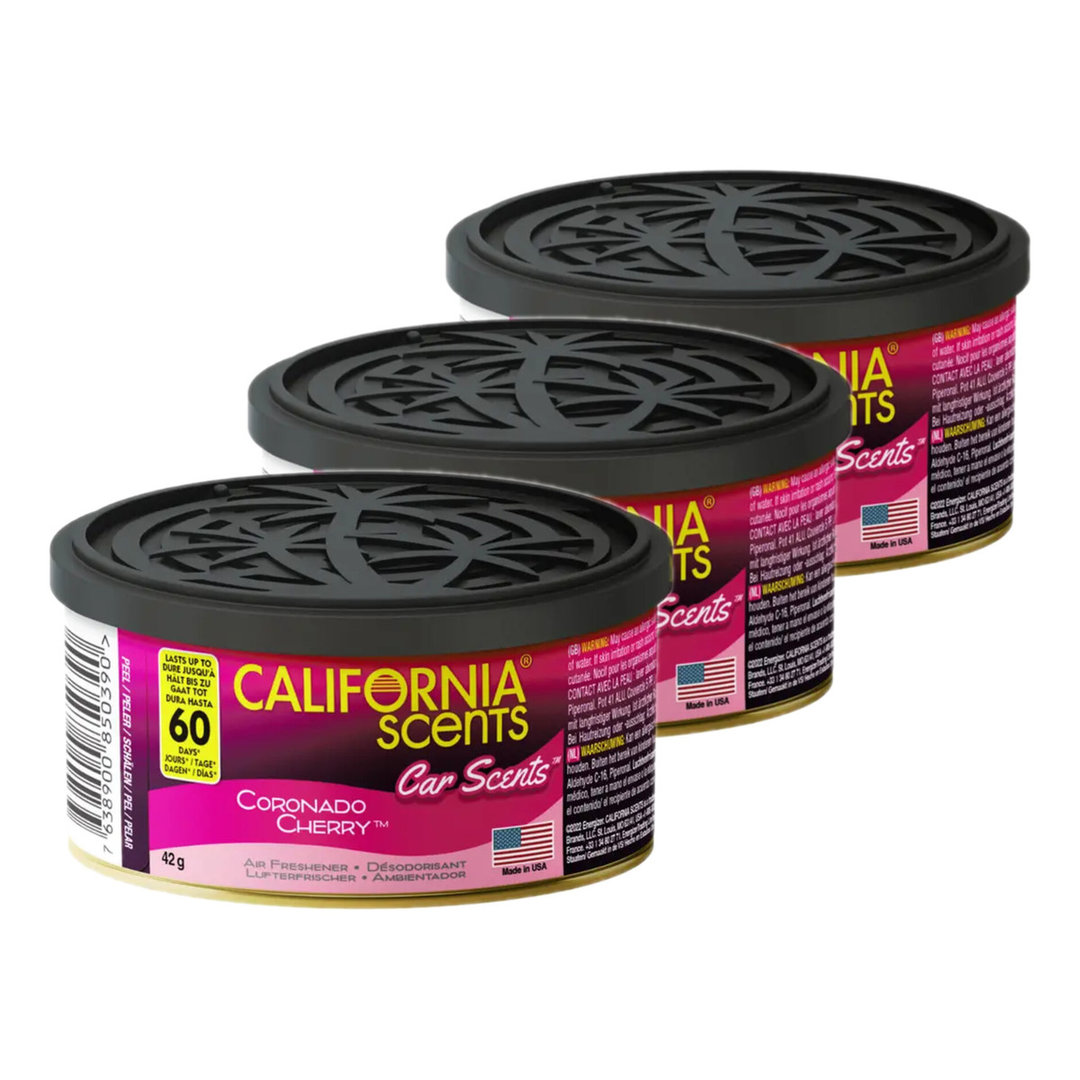 California Scents Car Scents Zapach Coronado Cherry 3szt. x 42g