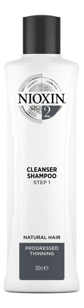System 2 cleanser shampoo oczyszczający szampon do włosów normalnych znacznie przerzedzonych