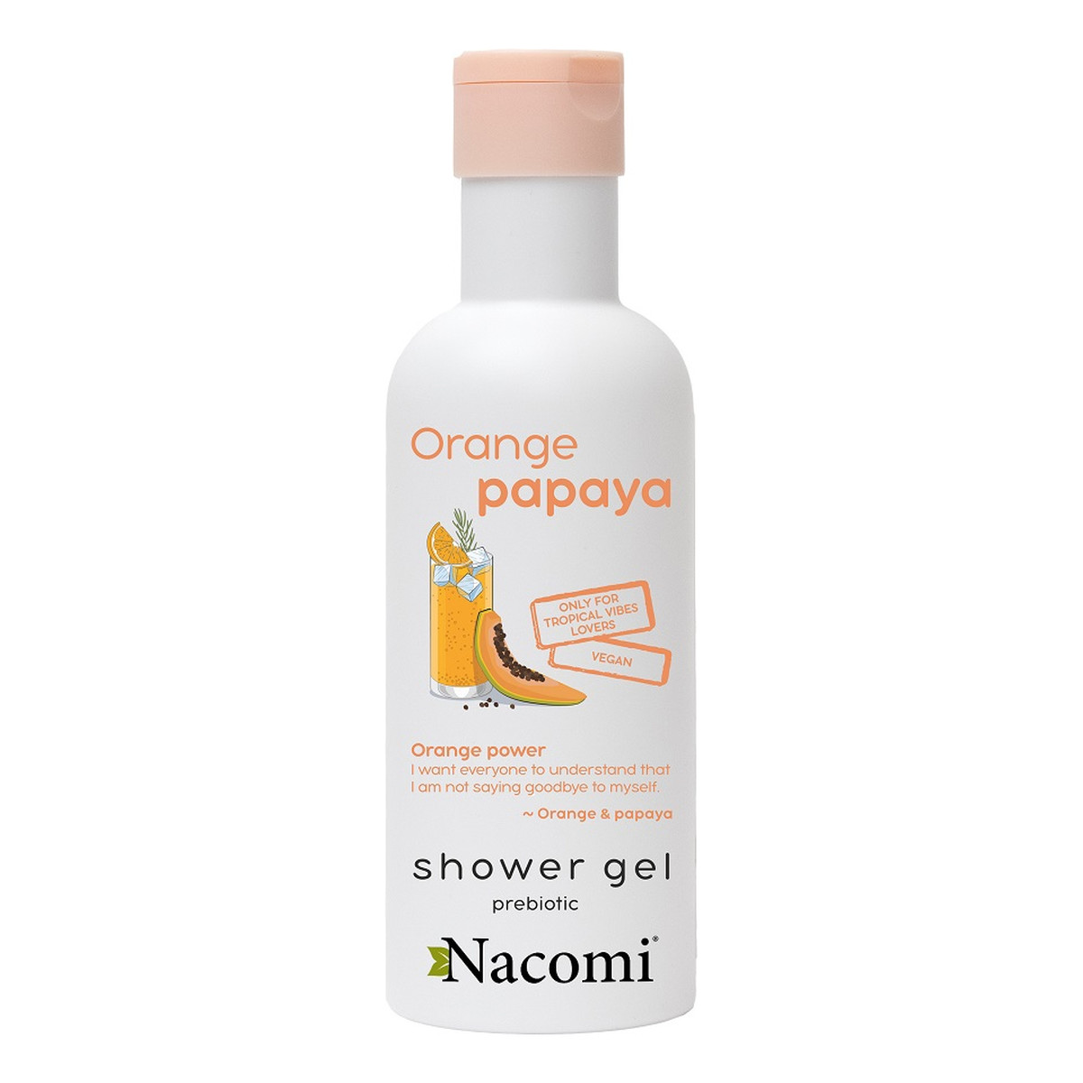 Nacomi Żel pod prysznic Pomarańcza i Papaja 300ml
