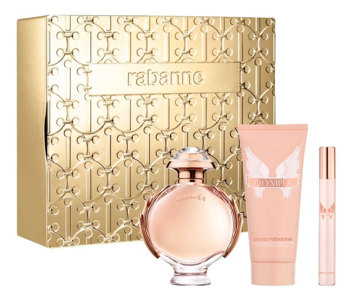 Zestaw woda perfumowana spray 80ml + balsam do ciała 100ml + woda perfumowana 10ml