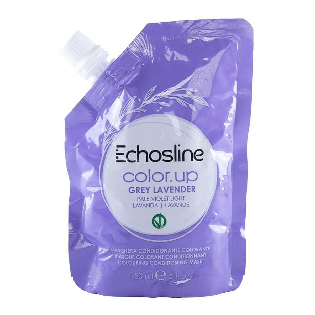 Echosline Color.up colouring conditioning mask maska koloryzująca do włosów grey lavender 150ml