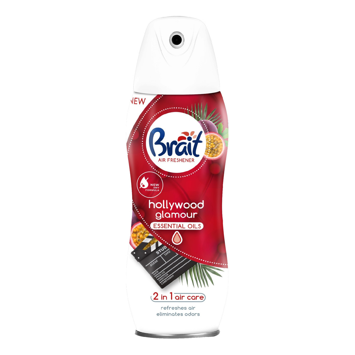 Brait Brait 2in1 air care suchy odświeżacz powietrza hollywood glamour (essential oils) 300ml
