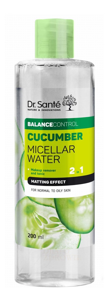 Balance Control Płyn micelarny 2w1 Efekt matujący Ogórek