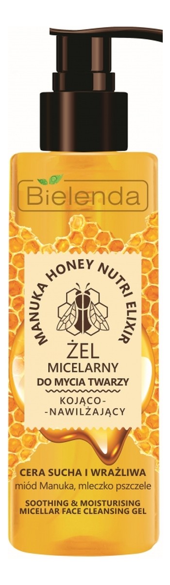 Żel micelarny do mycia twarzy kojąco-nawilżający