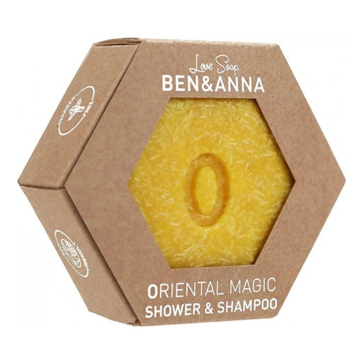 Ben&Anna Shower & Shampoo szampon i Żel pod prysznic w kostce oriental magic 60g