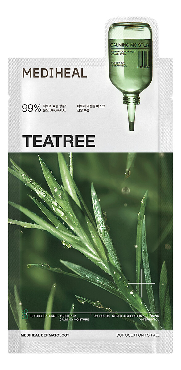 Teatree essential mask kojąco-nawilżająca maska w płachcie z olejkiem z drzewa herbacianego