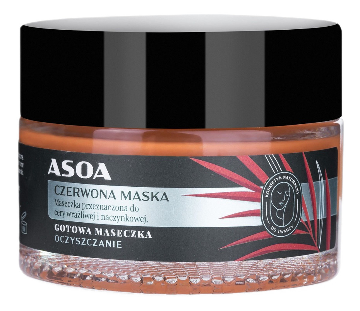 Gotowa maseczka do twarzy Czerwona Glinka