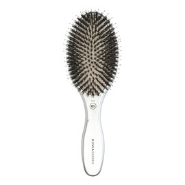 Oval Boar & Bristles Silver Szczotka do włosów z włosiem z dzika