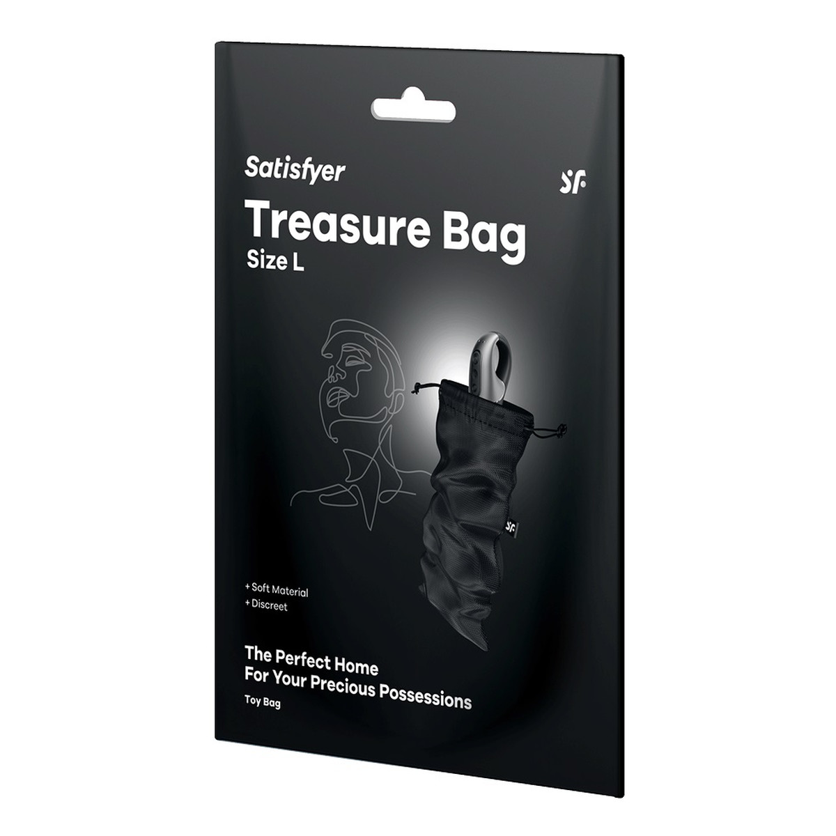 Satisfyer Treasure bag torba do przechowywania gadżetów l black