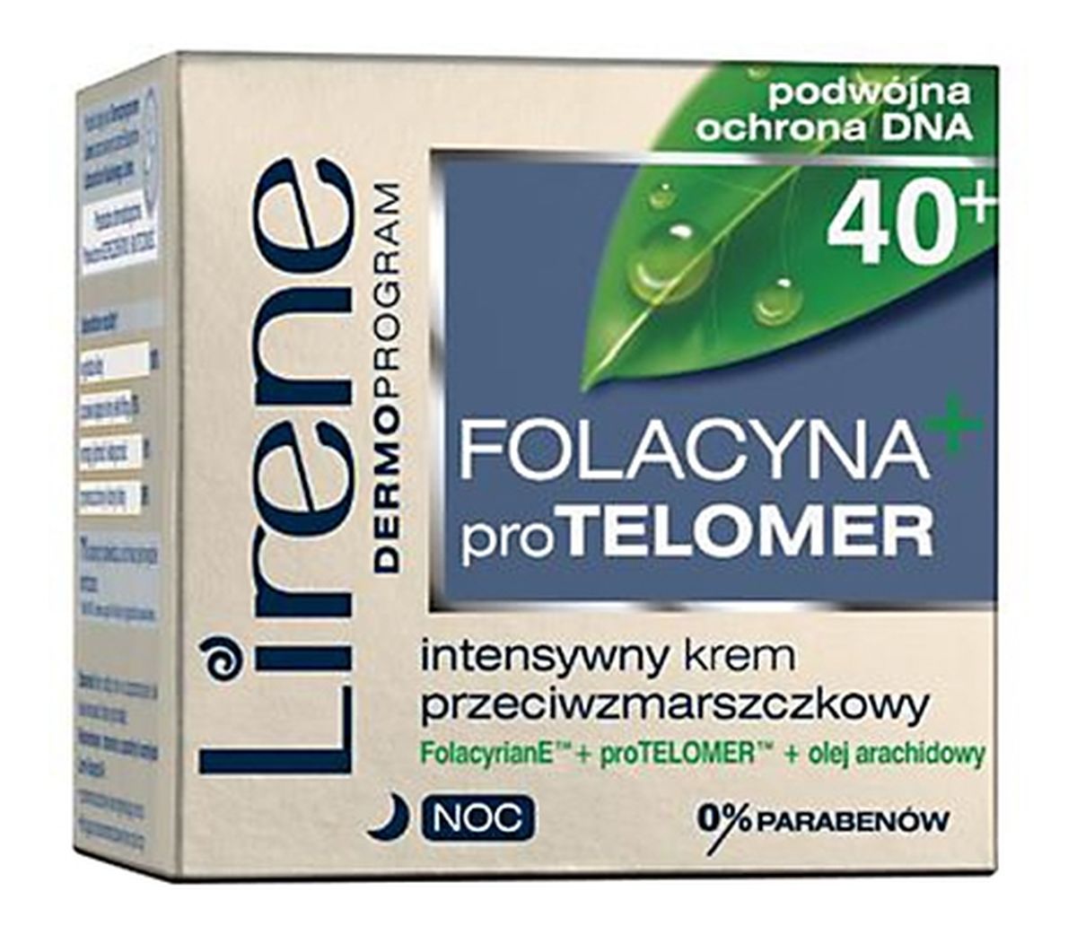 40+ Folacyna proTelomer krem przeciwzmarszczkowy na noc