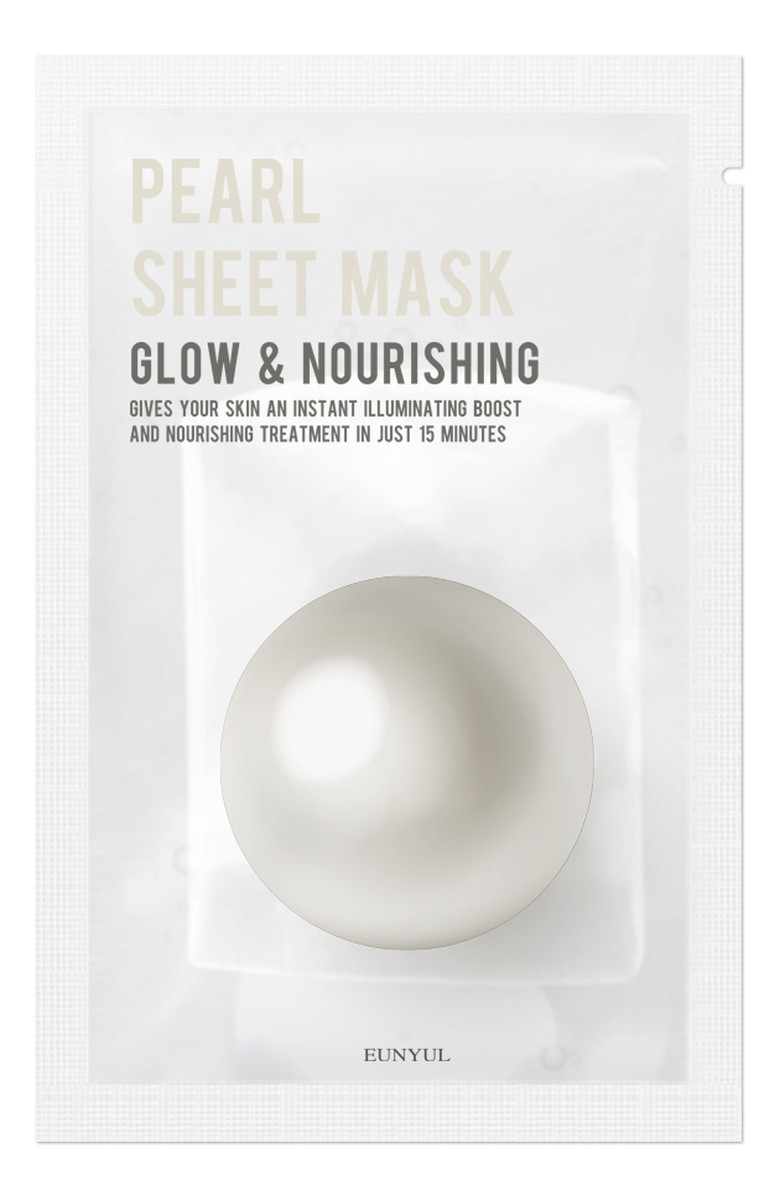 Pearl Sheet Mask Rozjaśniająco-odżywiająca maseczka w płachcie z perłami
