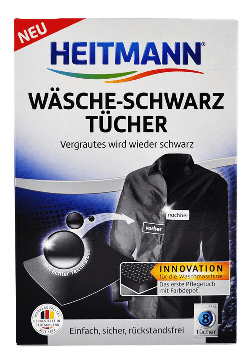 Chusteczki Farbujące Do Czarnych Ubrań 10szt