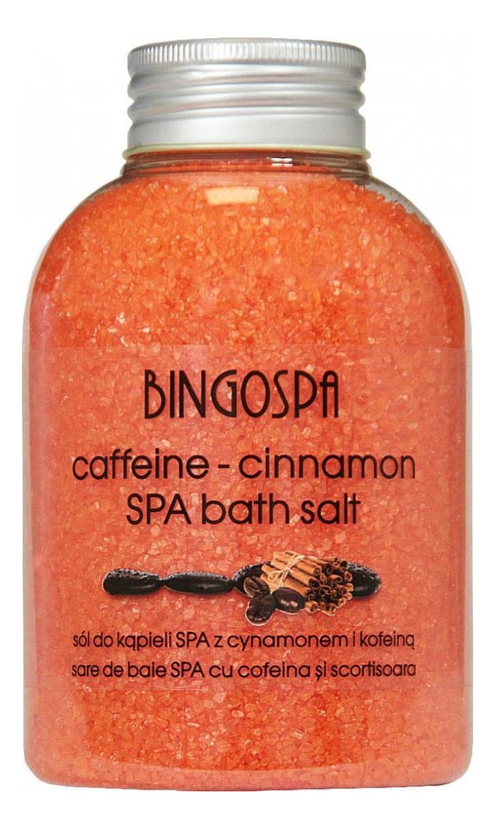 Sól do kąpieli SPA cynamon kofeina