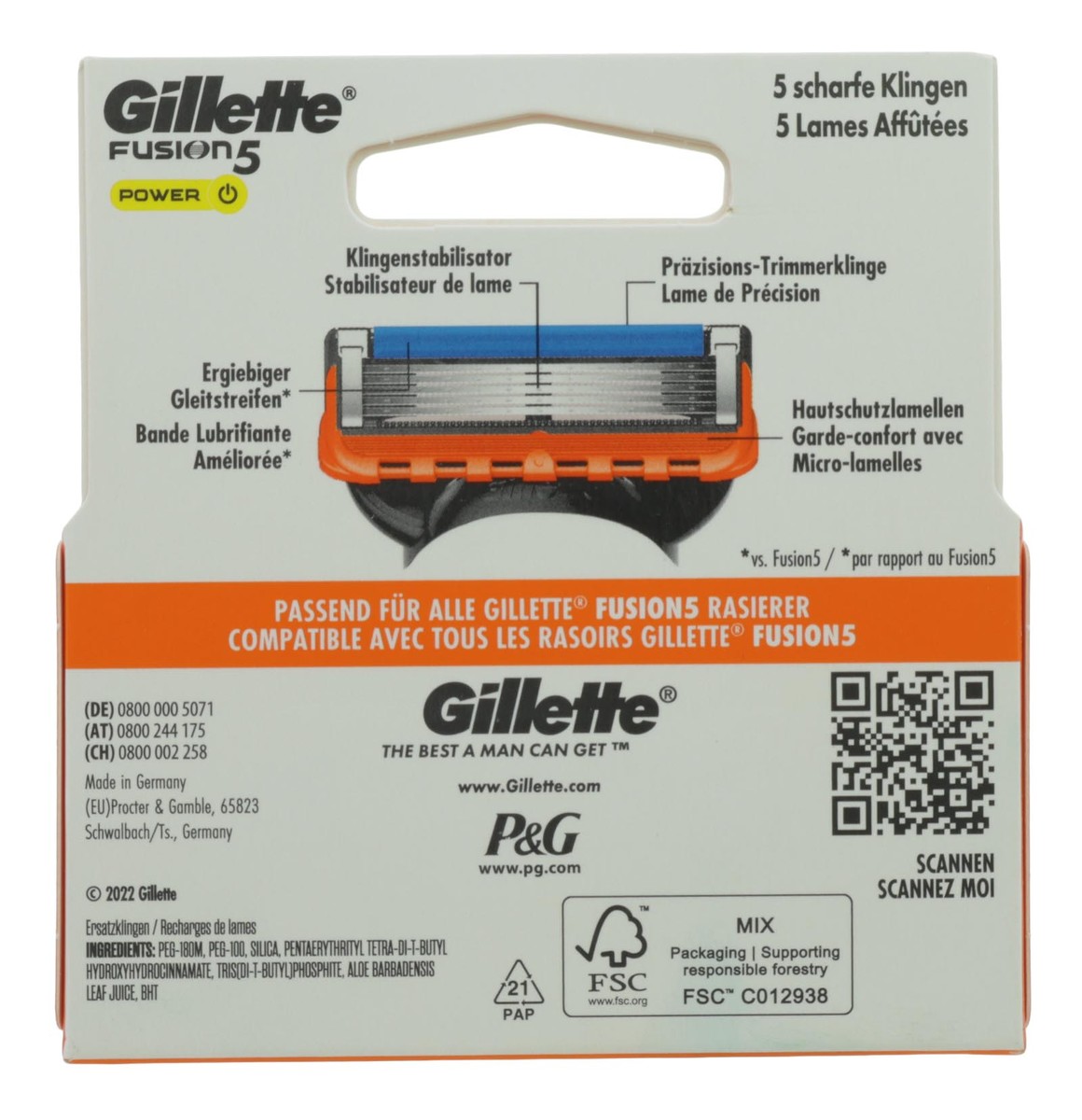 Power ostrza wkłady 4 szt.
