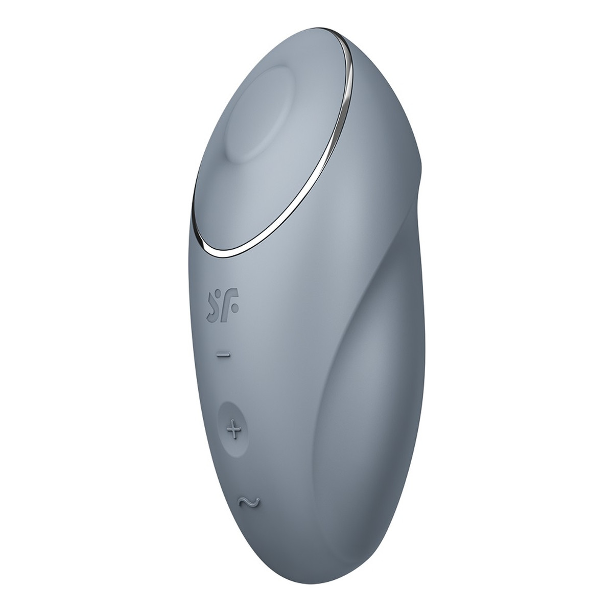 Satisfyer Tap climax 1 wibrator nakładany z funkcją stukania bluegrey