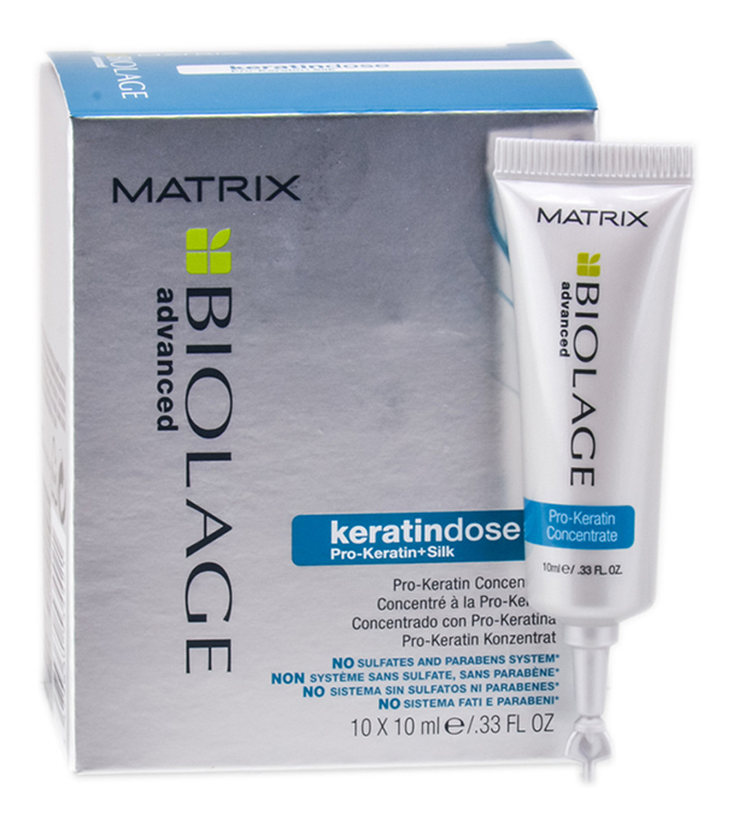 KERATINDOSE Ampułki regenerujące do włosów 10x