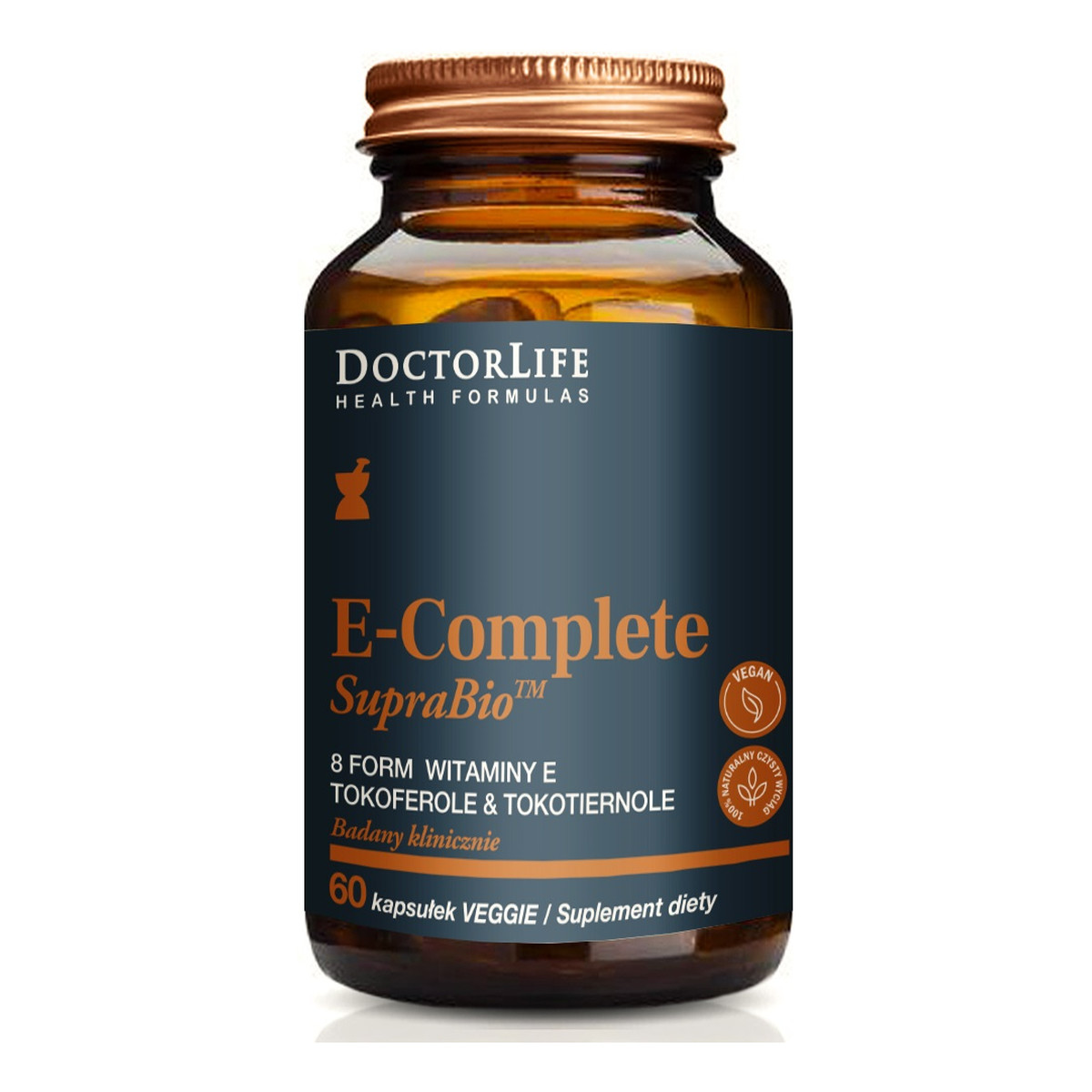 Doctor Life E-complete suprabio 8 witamin e nowej generacji suplement diety 60 kapsułek