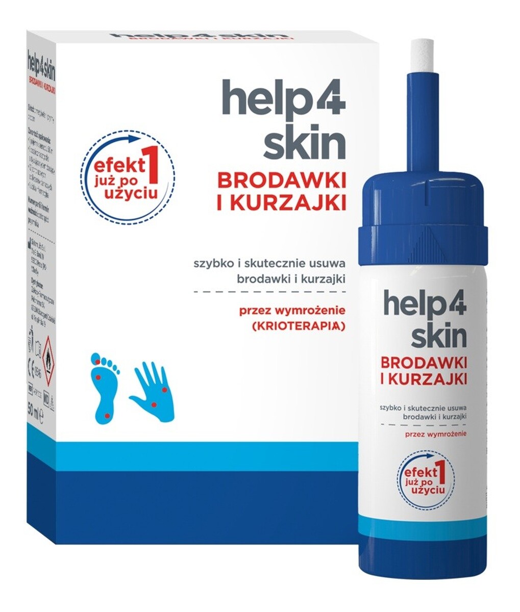 Brodawki i kurzajki wyrób medyczny w postaci aerozolu przeznaczony do wymrażania kurzajek