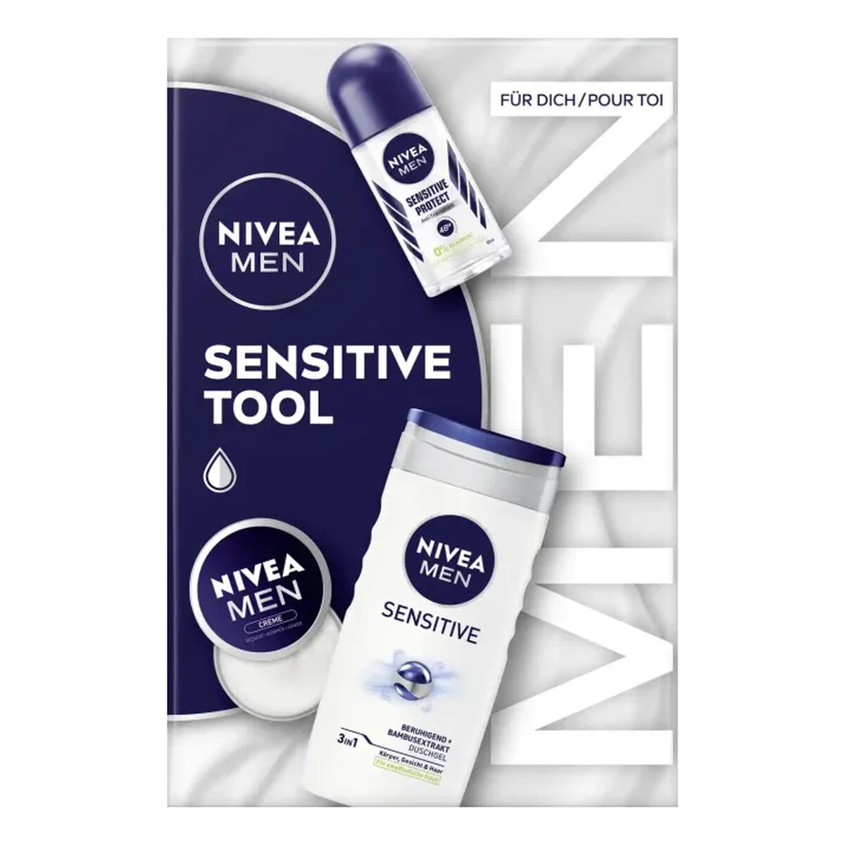 Nivea Sensitive Zestaw kosmetyków dla mężczyzn 50ml