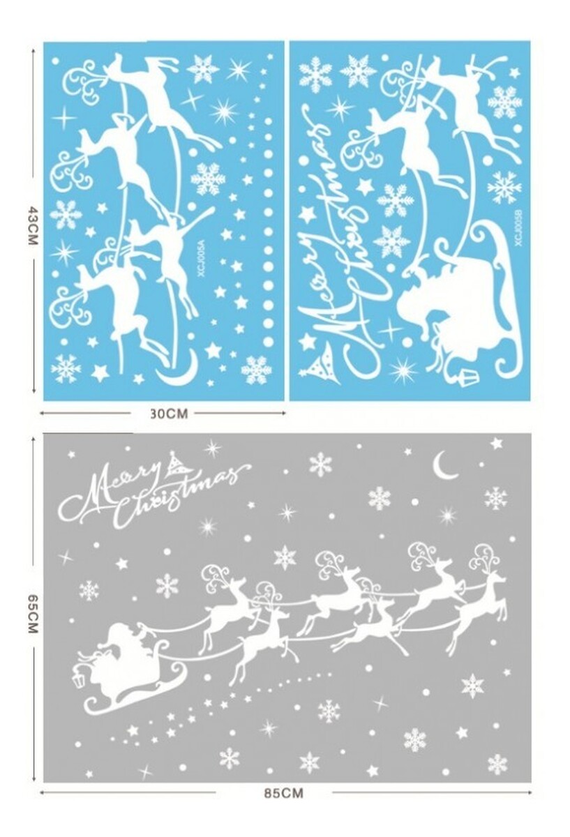 Naklejki świąteczne na okno Boże Narodzenie